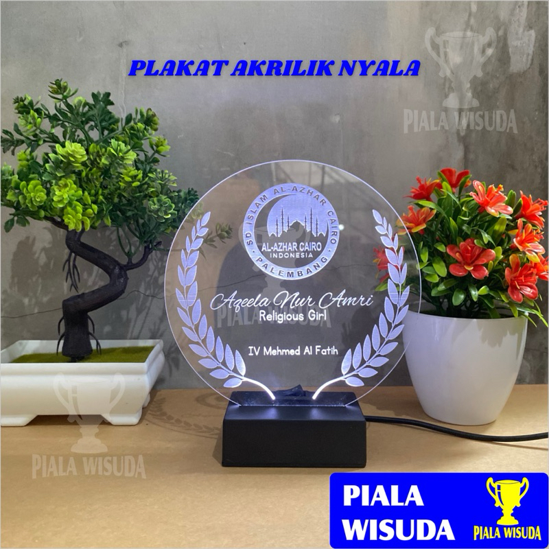 Plakat Akrilik Lampu - Plakat Lampu Custom - Plakat Lampu LED Custom - Plakat Nyala - Akrilik lampu 