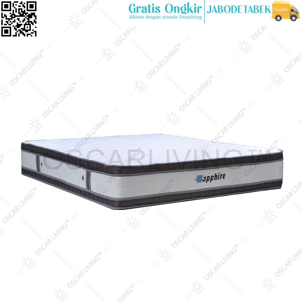 Eversoft Kasur Springbed Double Plushtop Tebal 30 Cm Spring Bed [Khusus Jabodetabek]