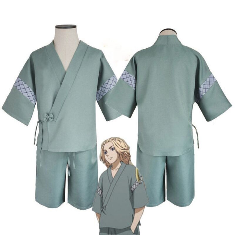 KOSTUM COSPLAY MIKEY TOKYO REVENGERS KIMONO VERSION