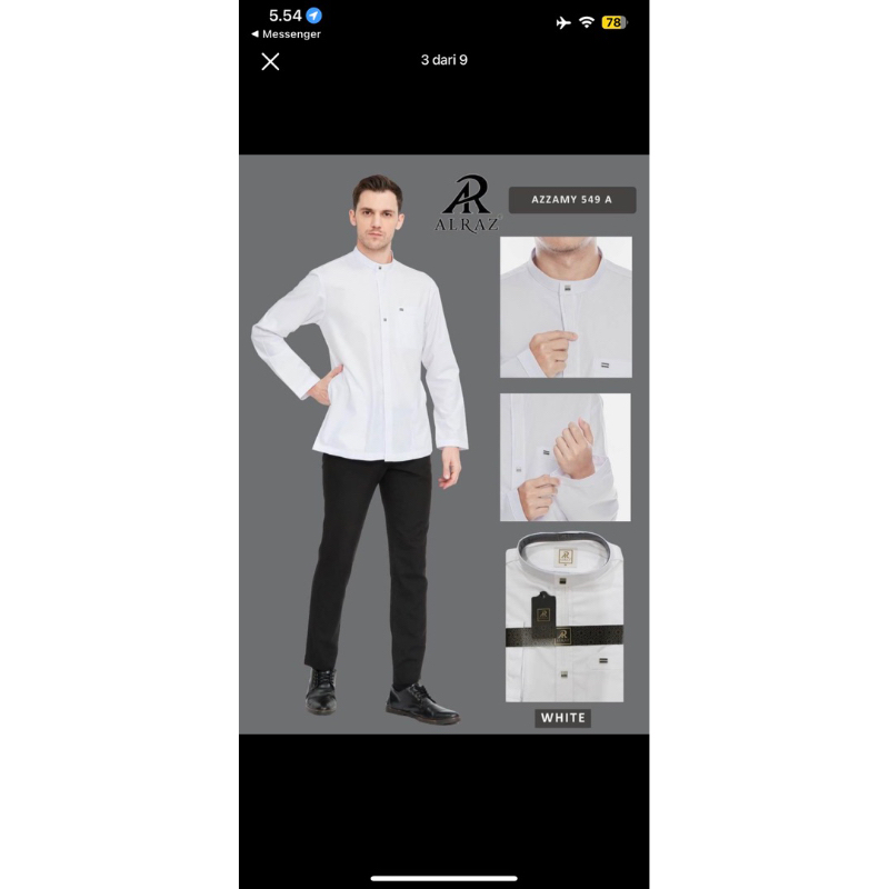 Alraz putih XL