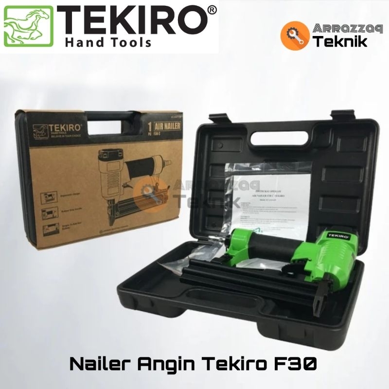 Alat Nailer Angin Tekiro F30 / Mesin Tembak Paku Compresor Angin