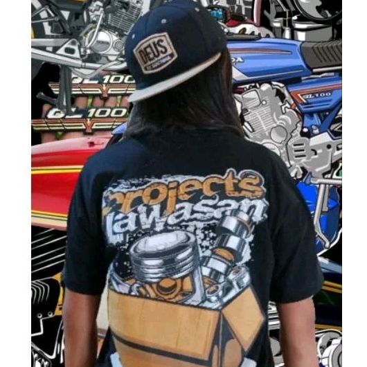 Kaos CB GL MP tiger Herex project lawasan