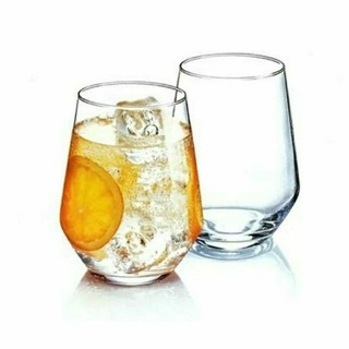 Gelas Kaca Citinova FLORIDA 430 ML (1SET 6PCS) CAFE UNIK LUCU
