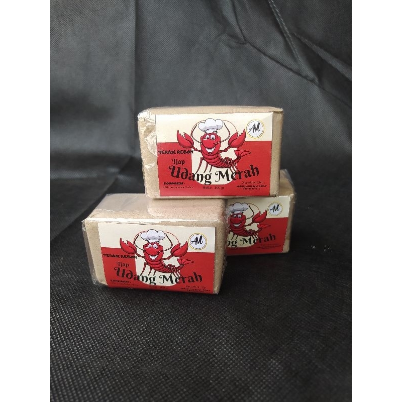 

Terasi Rebon Mentah Tjap Udang Merah