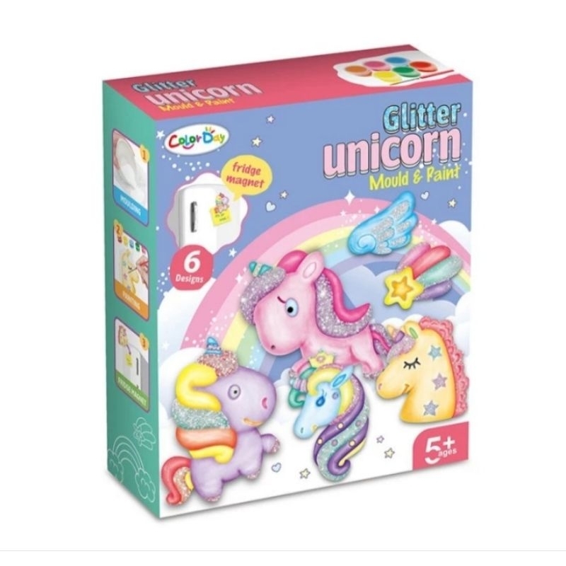 Mainan mould and paint anak, mainan cetakan gypsum dan colouring