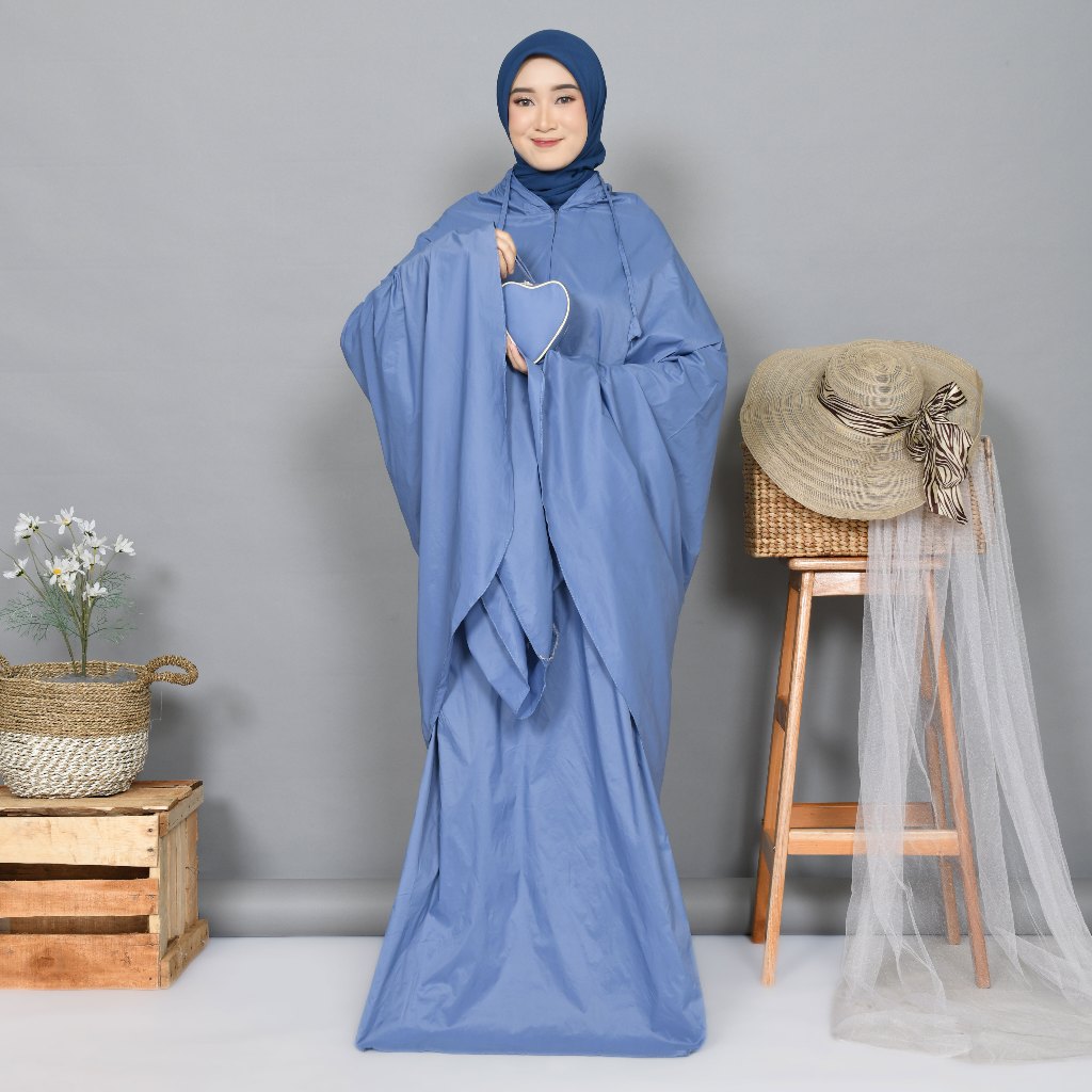 Mukena Traveling Mini Pouch Parasut Polos