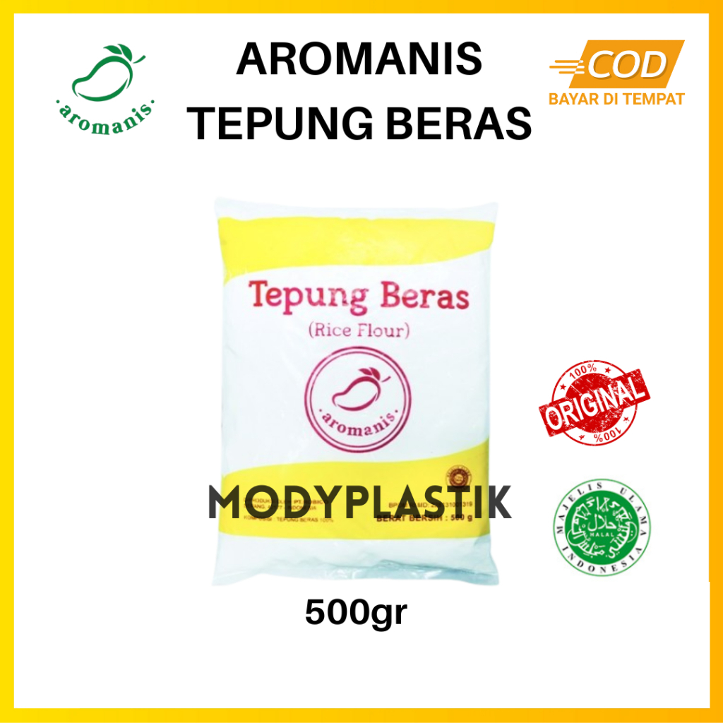 

[COD INSTAN] Tepung beras Aromanis 500gr - Rice flour Aromanis 500 gram | tepung goregan tepung rempeyek tepung makanan