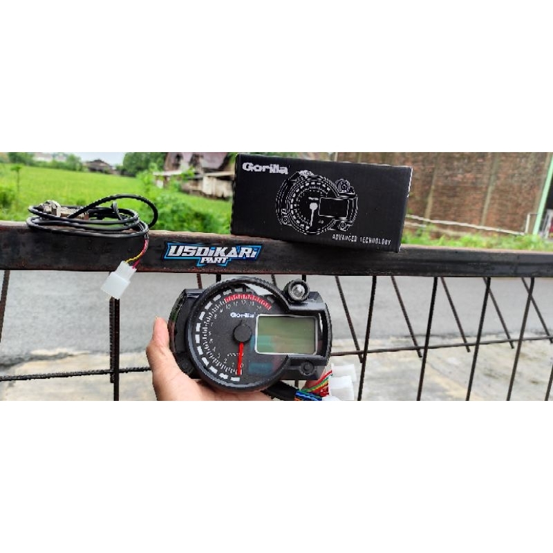 SPEEDO SPEDO METER KOSO RX 2N IMPORT GORILLA LAYAR HITAM ODO KILO METER DIGITAL KOSO GAUGE GAUGES KO