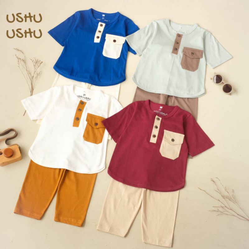 Ushu-Ushu Boy Ngaji Series Koko anak Baju anak laki laki