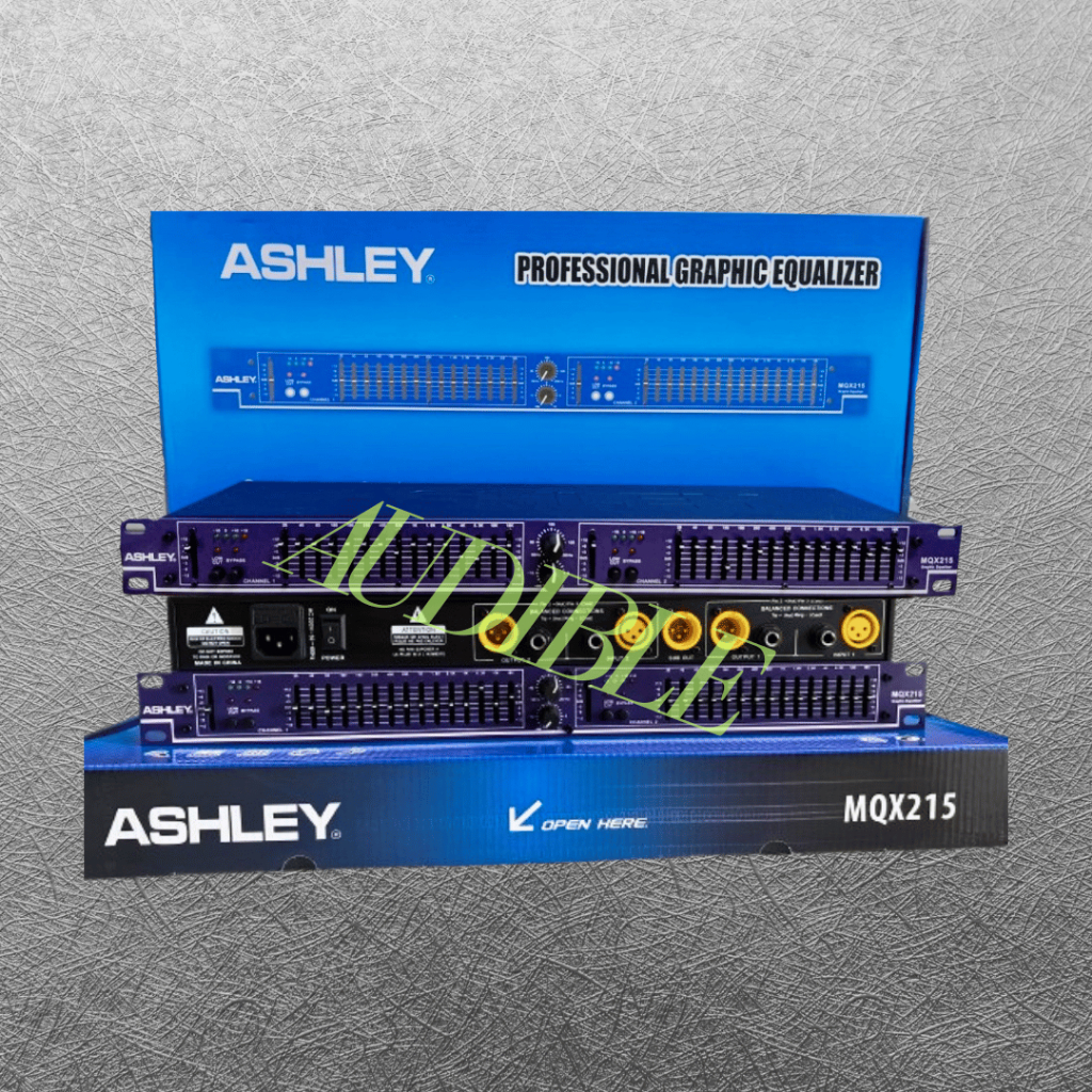 EQUALIZER ASHLEY MQX215 / MQX 215 (2X 15 CHANNEL) ORIGINAL