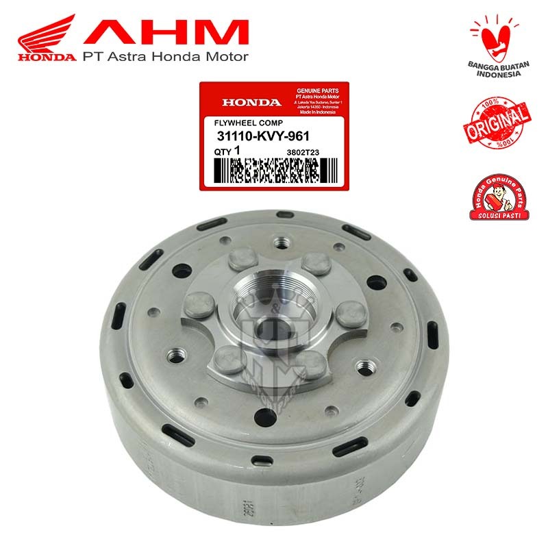 Mangkok Magnet Magnit Flywheel Comp Honda BeAT Scoopy Spacy Karbu Original AHM 31110-KVY-961