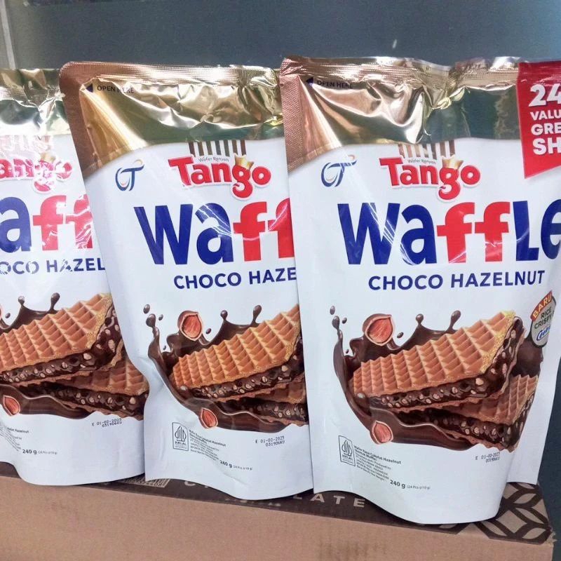 

Tango Waffle Wafer Choco Hazelnut isi 24 x 10g