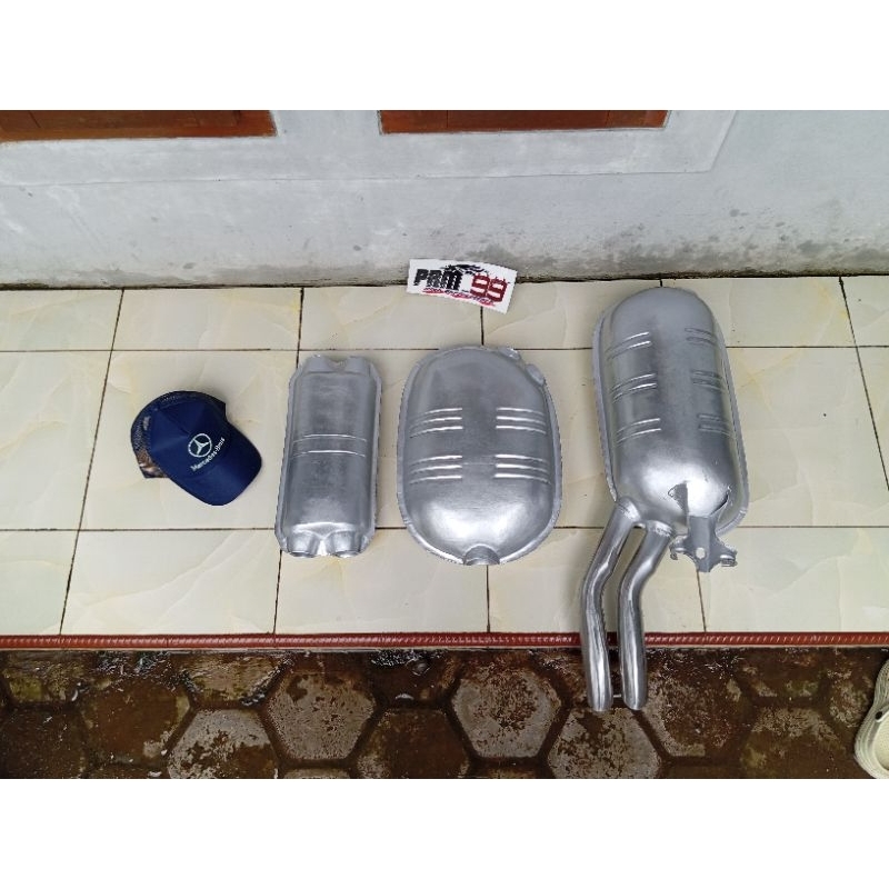 knalpot Mercedes Benz W124 300E 300CE full set model standar original