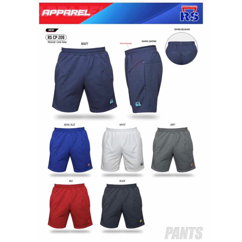 Celana Badminton RS Cp 209 Original