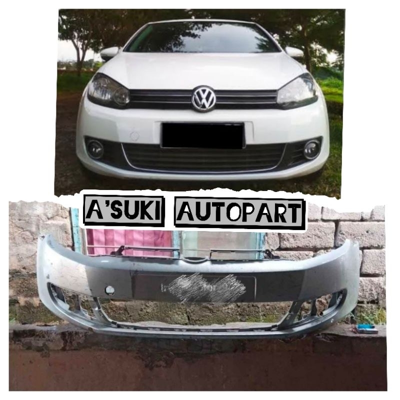 bumper bemper depan vw golf mk6 2012