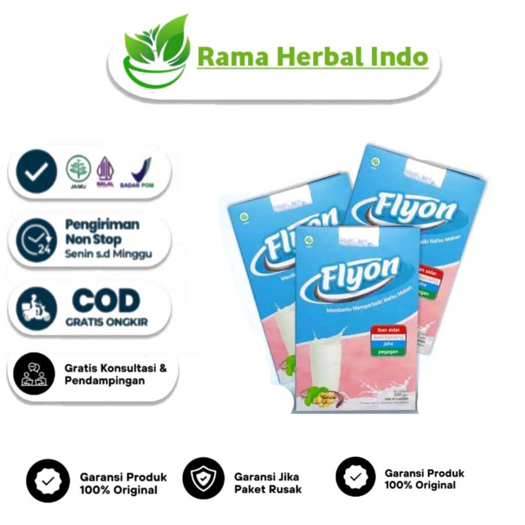 

Flyon Susu Penggemuk Badan 100% Original Suplemen Penambah Nafsu Makan