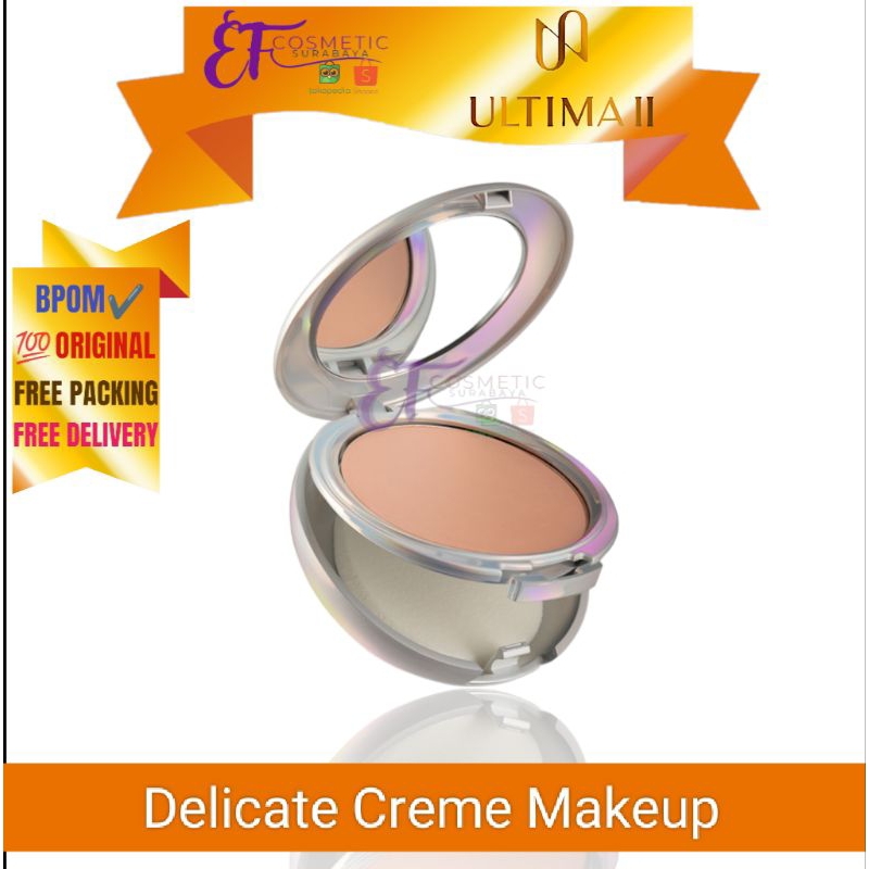 ULTIMA II Delicate Creme Makeup Fullsize | Refill - Bedak Basah | Foundation Padat Dijamin ORIGINAL
