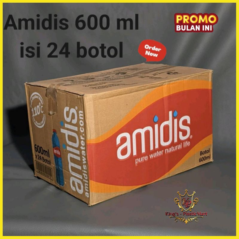 

Air Minum Amidis 600 Ml (Isi 24 Pcs/ Dus)