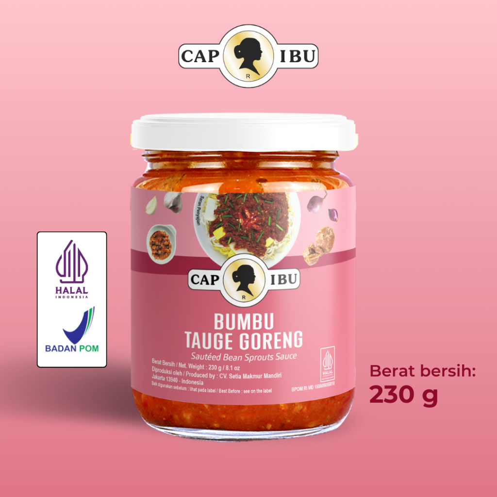 

CAP IBU Bumbu Tauge Goreng Kemasan Jar Beling