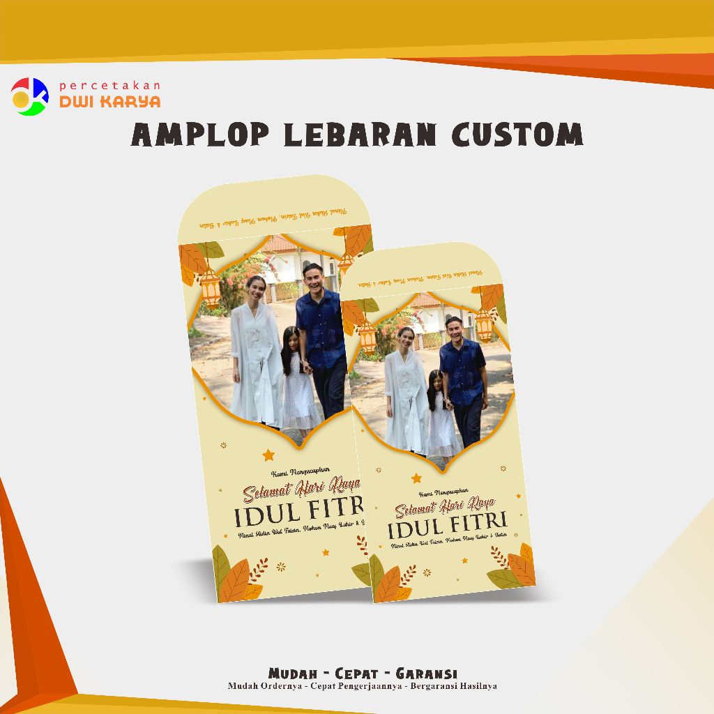 

AMPLOP LEBARAN CUSTOM 1 PACK ISI 6