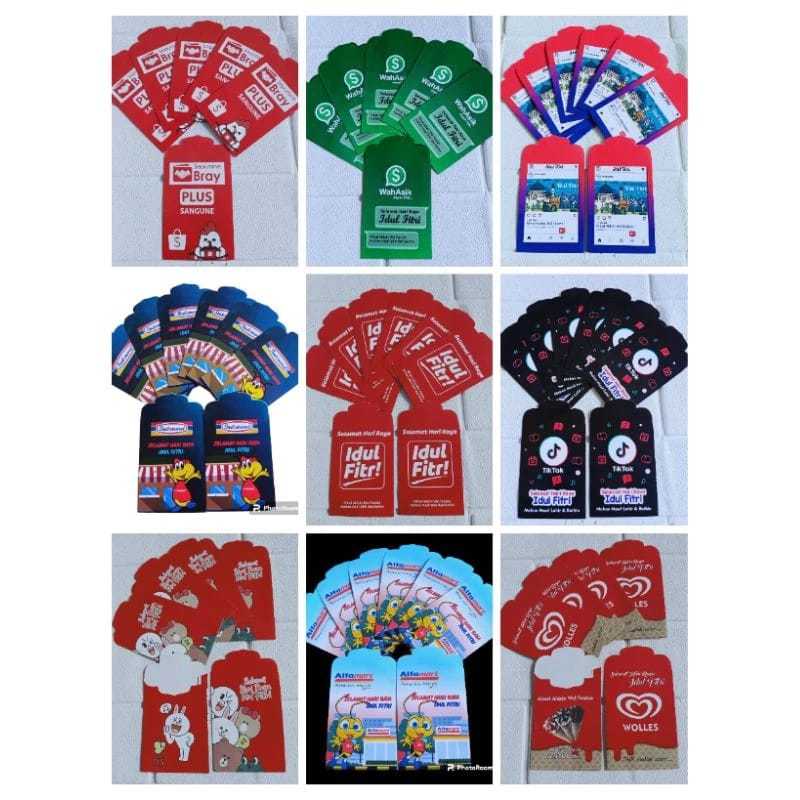 

AMPLOP LEBARAN HARI RAYA MOTIF UNIK/MOTIF SNACK/MOTIF SOSMED/MOTIF MARKETPLACE