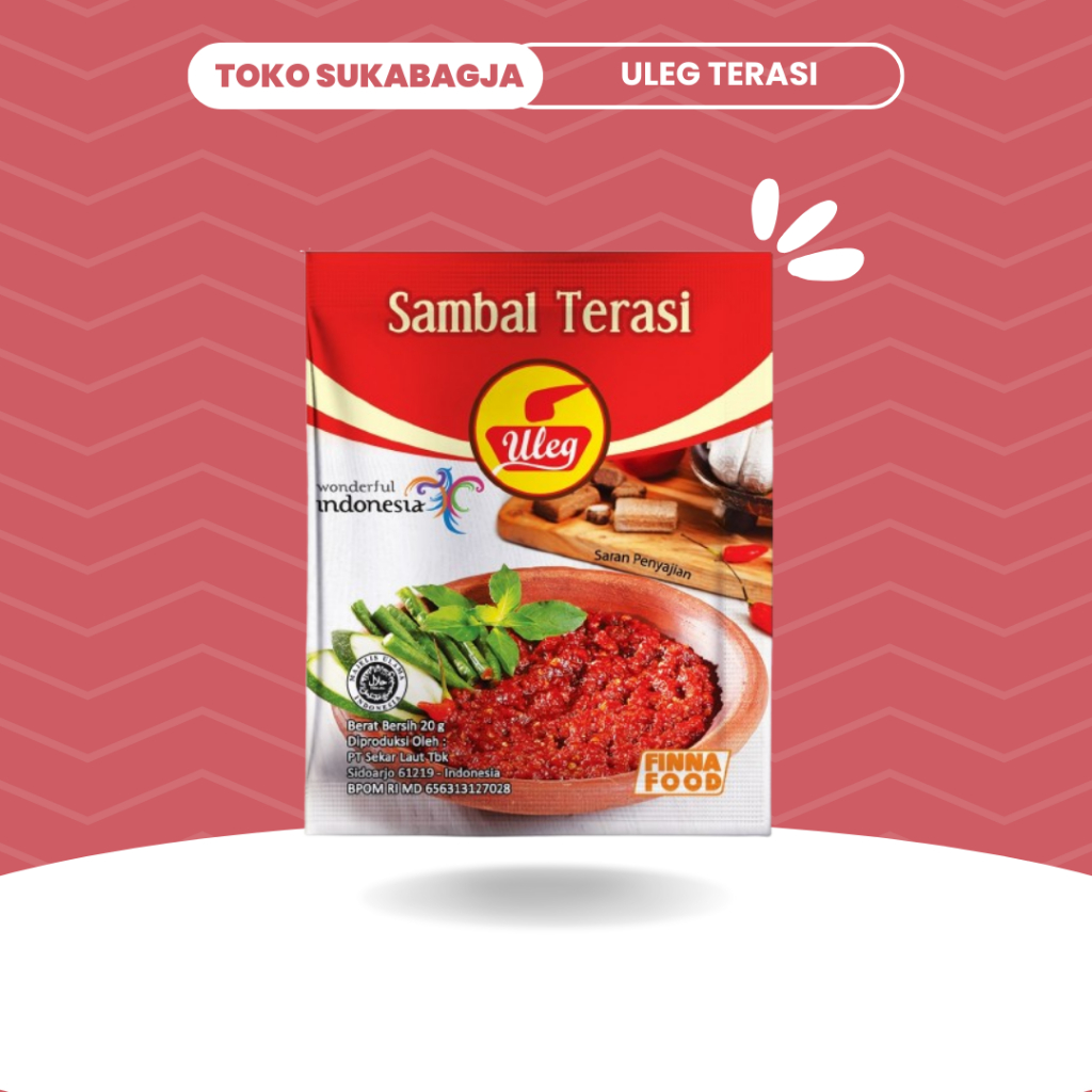 

Sambal Terasi Uleg Finna Sachet 20 gr Sambel Terasi Asli Sambal Trasi Kemasan Saset Fina Food