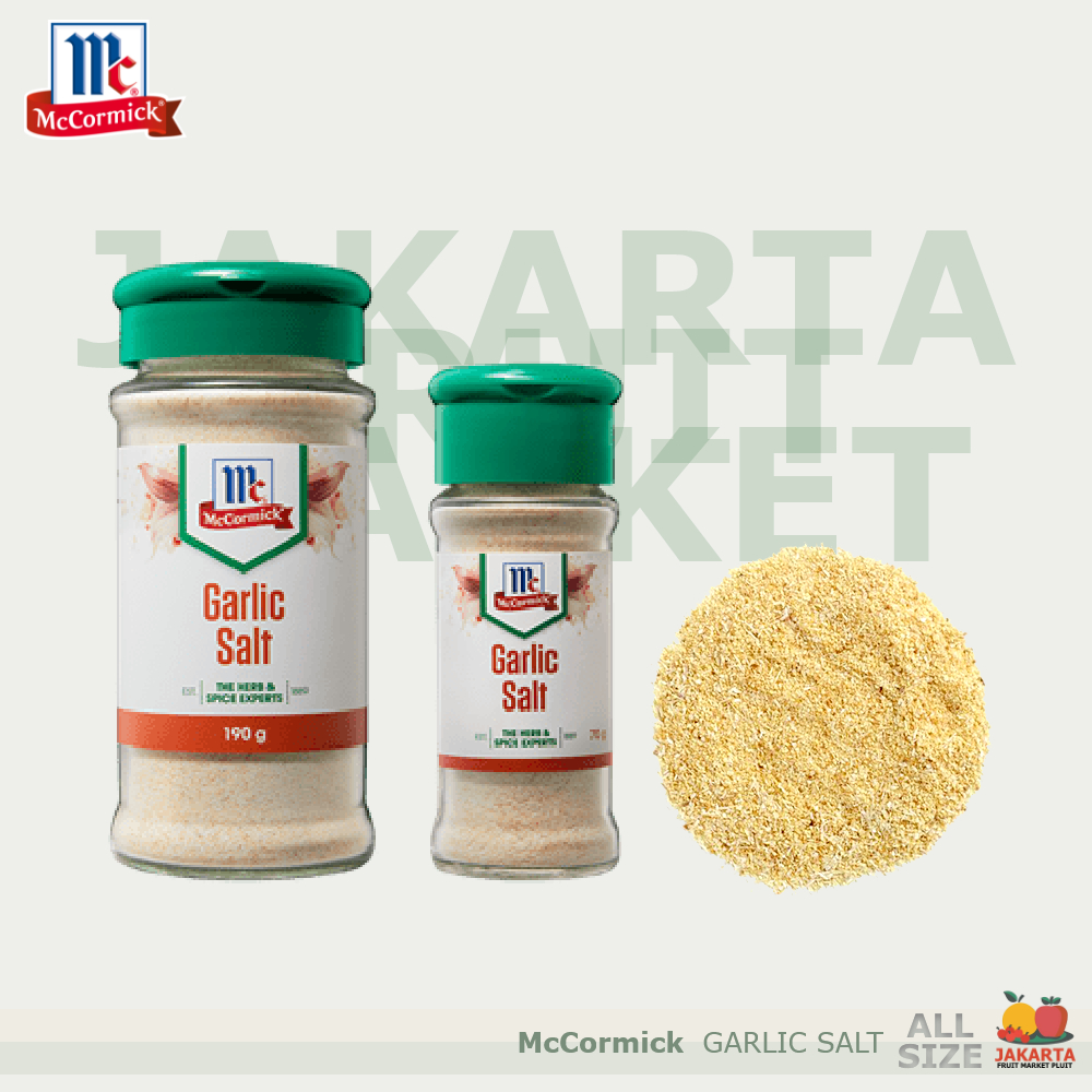 

McCormick GARLIC SALT Bumbu masakan garam & bawang putih bubuk