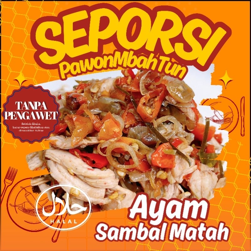 

[SEPORSI] AYAM SAMBAL MATAH kemasan 80 gram (pouch)