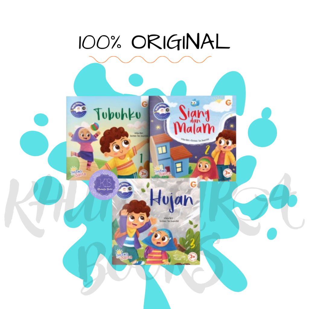 SERI SAINS UNTUK BALITA ISI 3 BUKU ORIGINAL INSANI KIDS