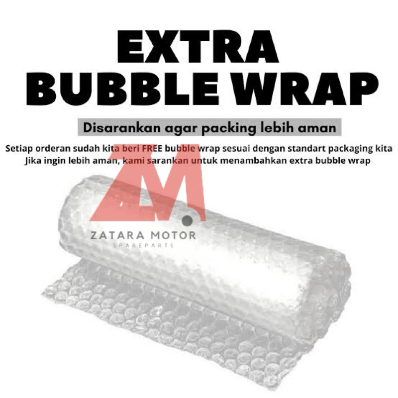 

EXTRA BUBBLE WRAP UNTUK KESELAMATAN DAN KEAMANAN PACKING