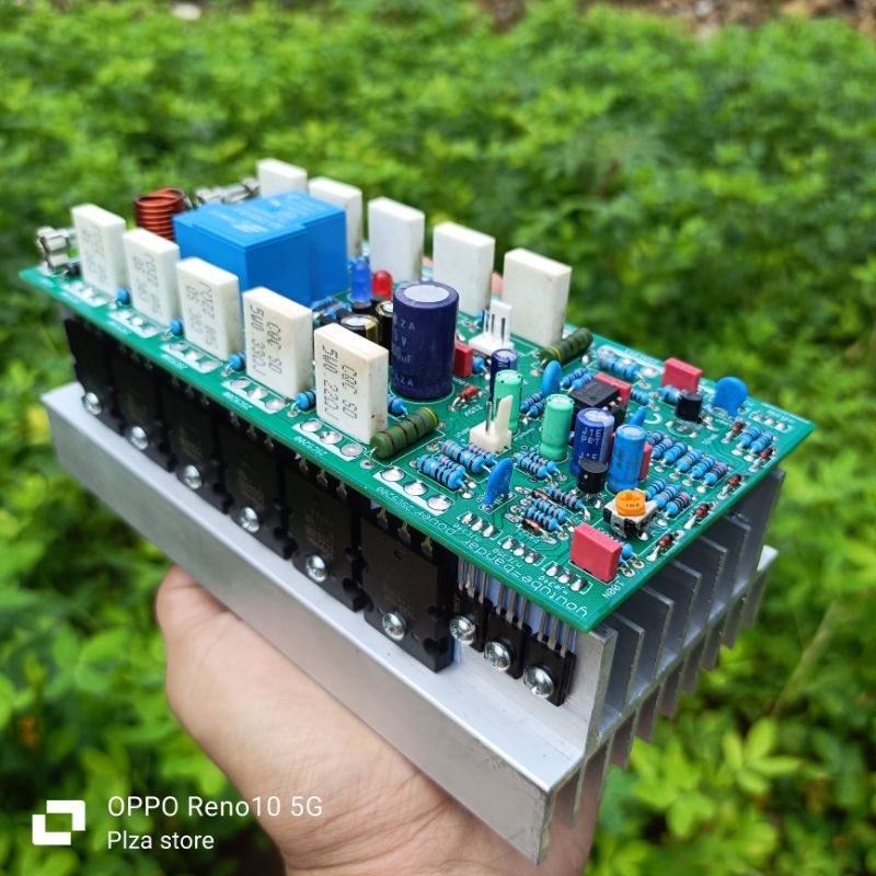 Driver power amp M500 2U 5set final Toshiba 524 plus protector speaker fullset kualitas original tin