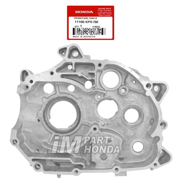 11100-KPH-700 Crankcase Blok Mesin Kanan Tap Oli Supra X 125 Lama Batman 2005 - 2013