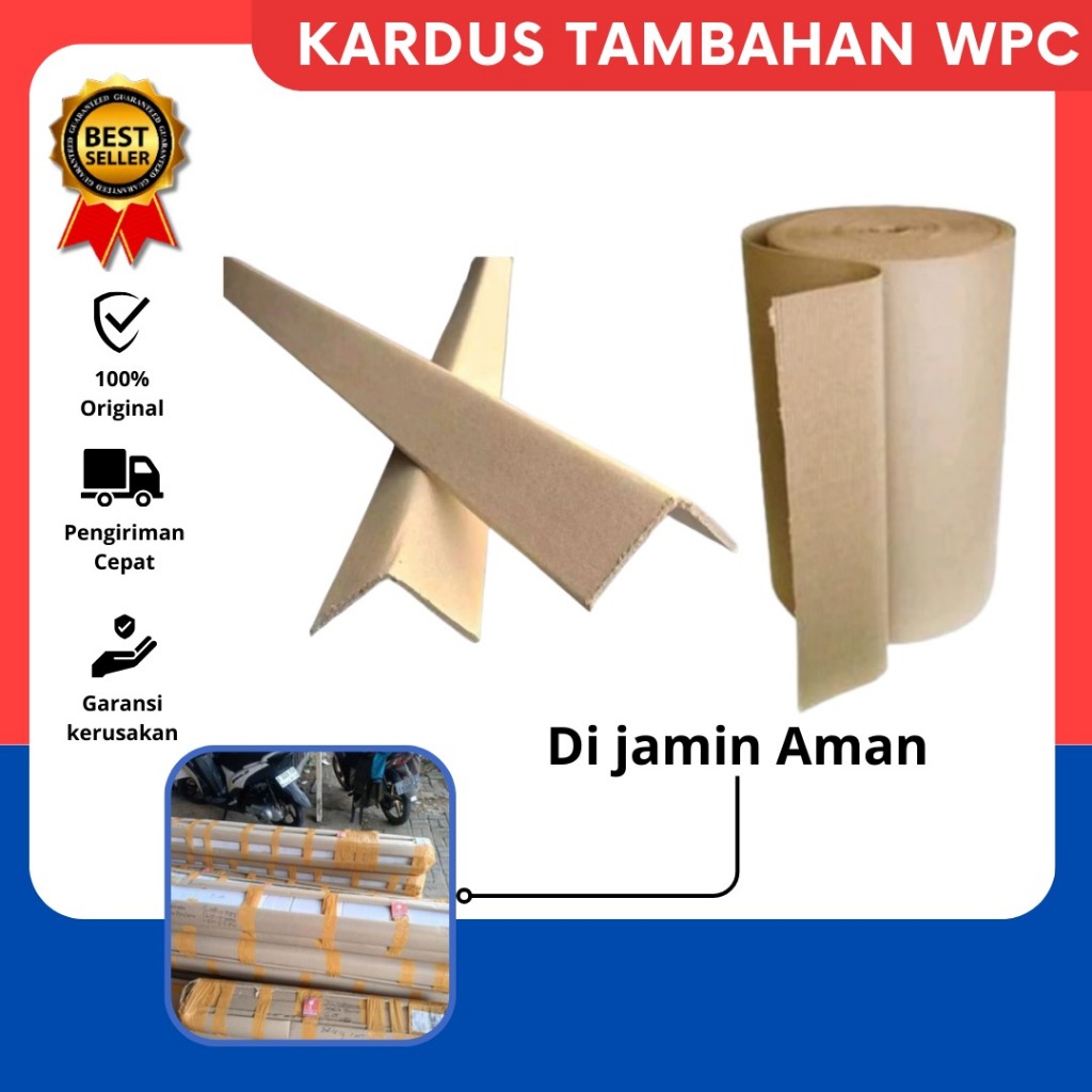 

Tambahan Packingan WPC PANEL | Siku Kardus / Double dus extra