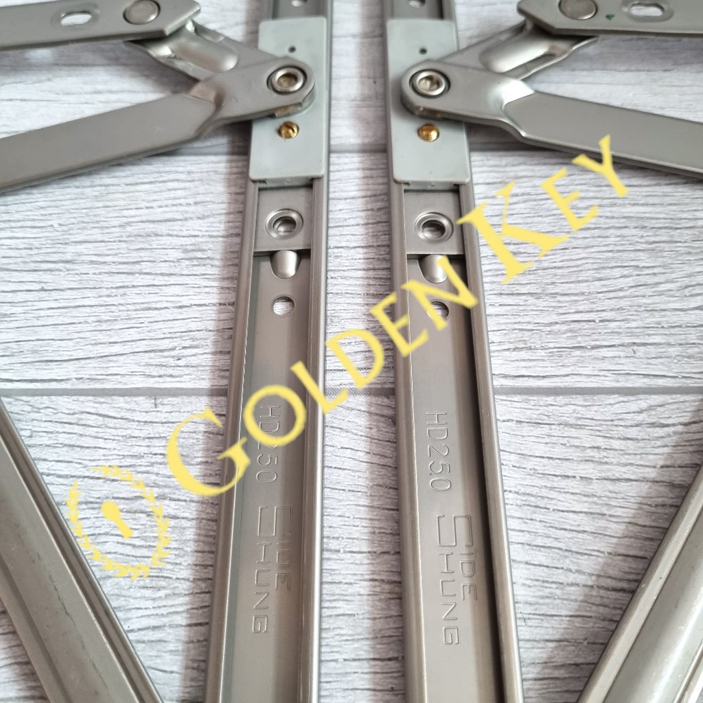 TERLENGKAP Engsel Jendela Casement Dekson Dekkson Side Hung FS HD S 250 S250 16 Inch Friction Stay