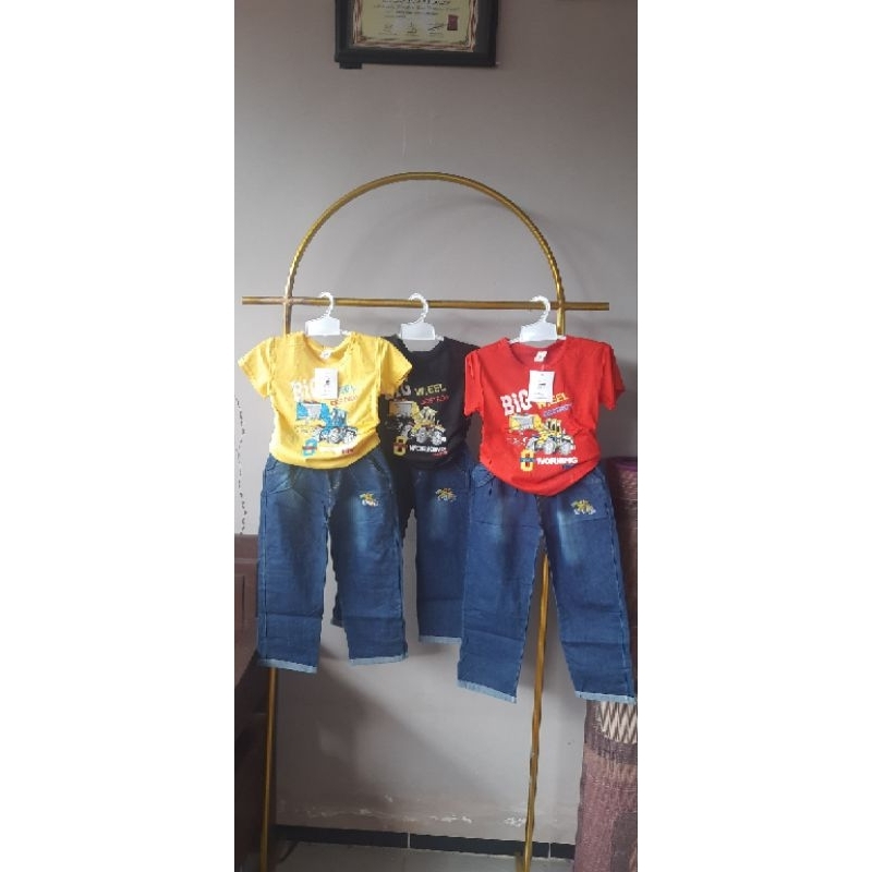 set jeans celana panjang anak cowok