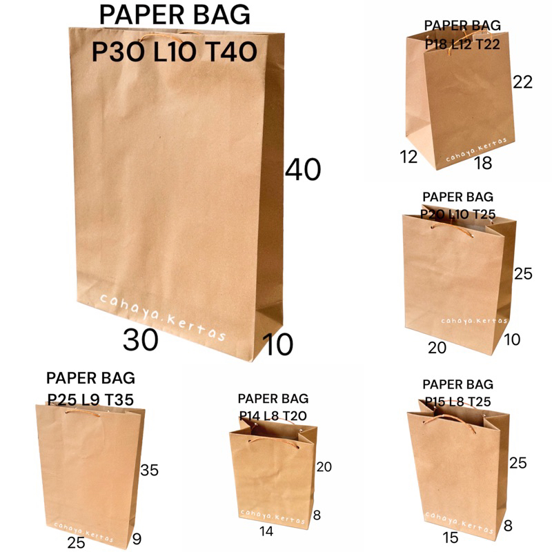 

paper bag goodie bag tas kertas souvenir hampers