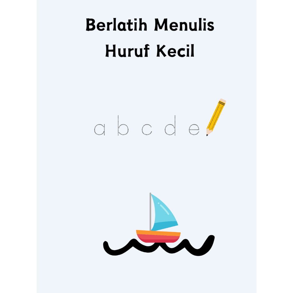 

no.11 Berlatih menulis huruf kecil