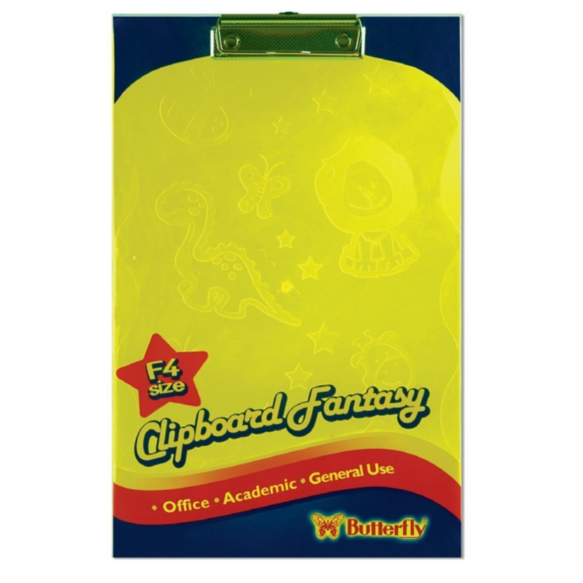 

Butterfly Clipboard Ukuran F4 / Folio Fantasy