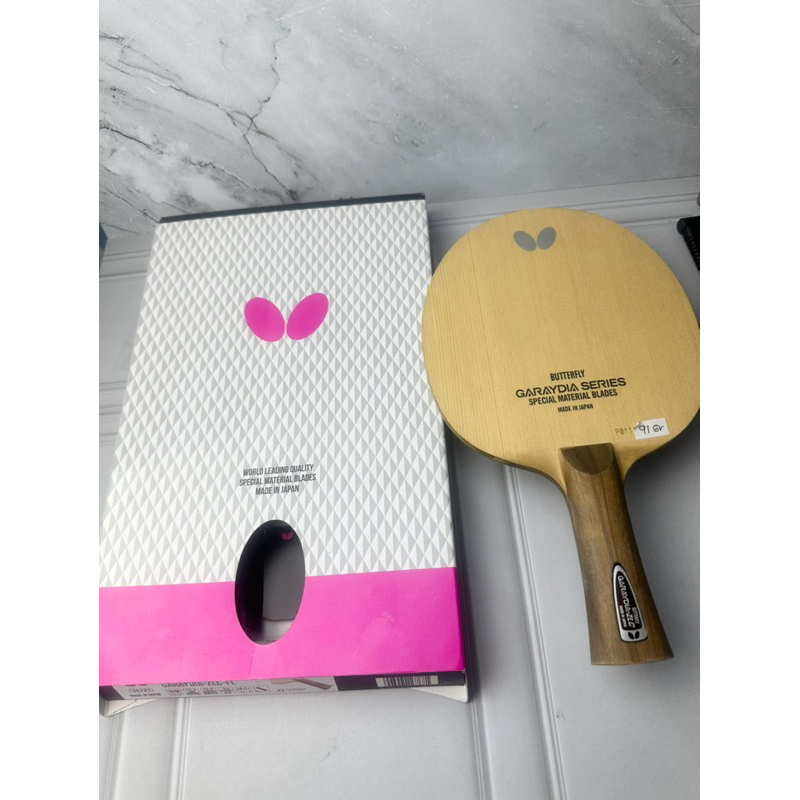 PROMO SECOND KAYU BLADE BAT BET TENIS MEJA PINGPONG BUTTERFLY GARAYDIA ZLC FL ORIGINAL MARKET JAPAN