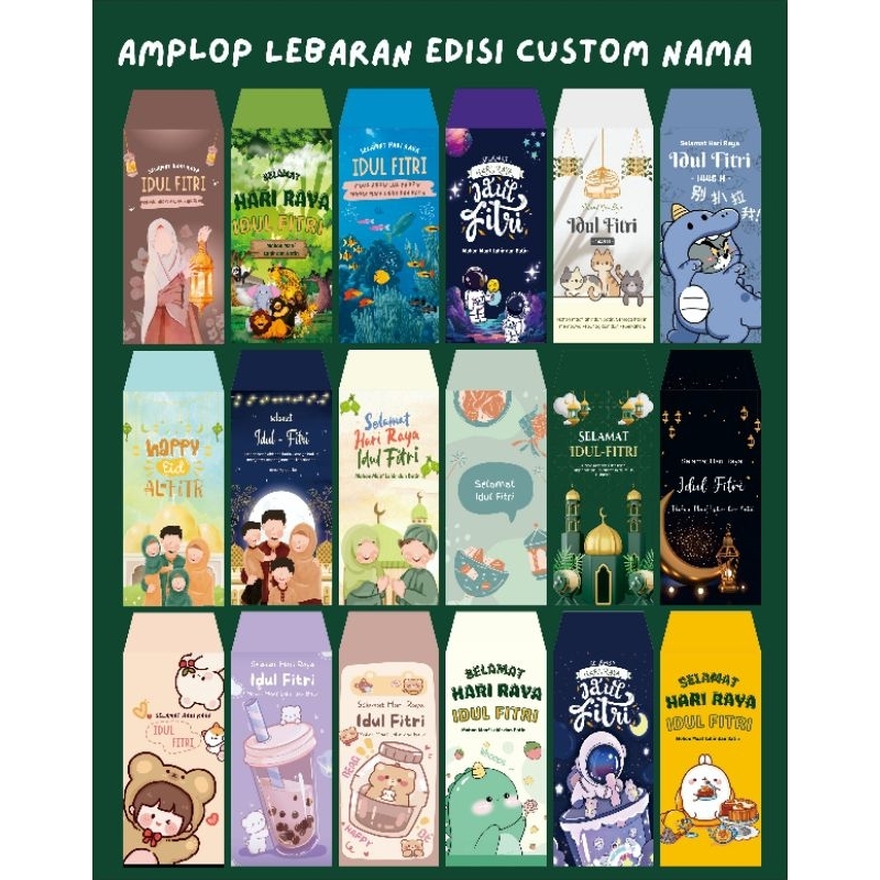 

amplop lebaran/amplop lebaran murah/amplop idul fitri/ amplop kartun