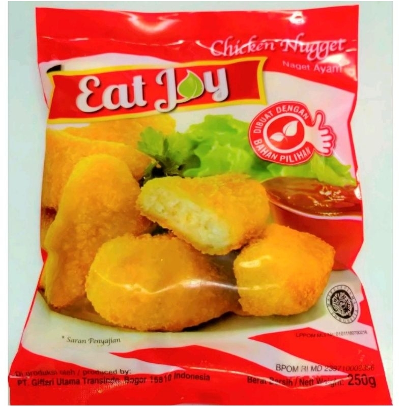 

Eatjoy Nugget 250 gr Bogor Frozen