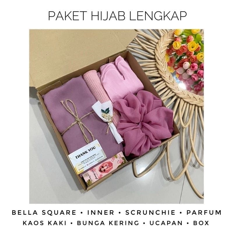 HAMPERS KERUDUNG HAMPERS HIJAB CEWEK PAKET KADO CEWEK KADO WISUDA