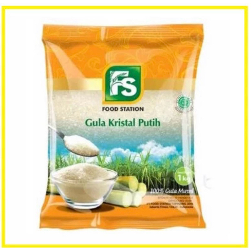 

Gula Kristal Putih FS 1KG - Gula Pasir