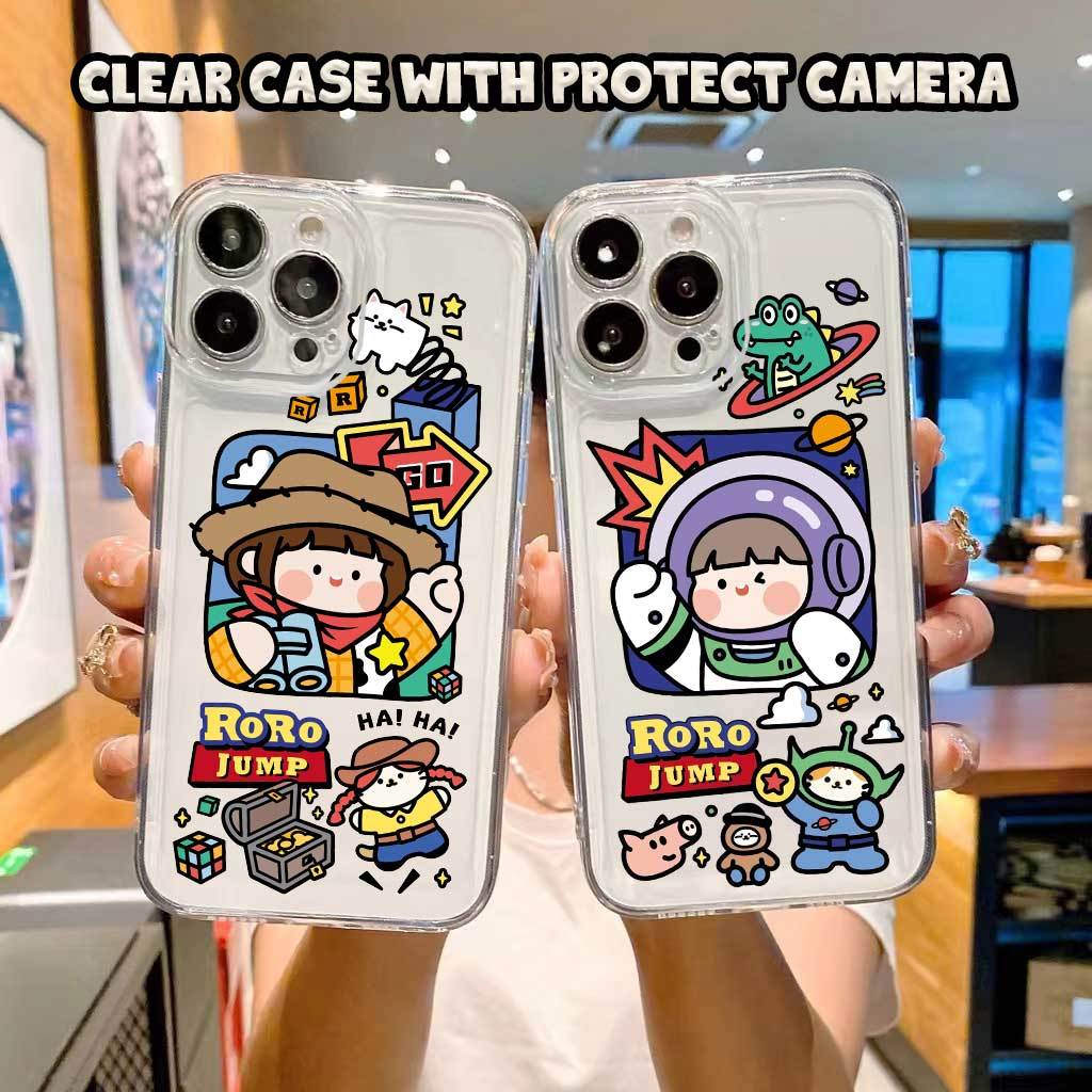 Clear Case XIAOMI REDMI NOTE 13 5G NOTE 13 PRO 4G NOTE 13 PRO 5G NOTE 13 PRO PLUS POCO M6 PRO 4G Motif TY STORY - Softcase Bening Tebal POLOS