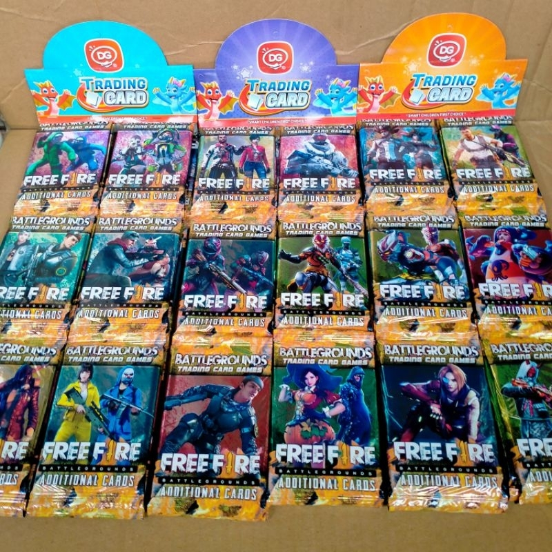 ⭐READY⭐ Mainan KARTU FF TRADING CARD NEW Free Fire / KArtu Mainan Gambar Free Fire