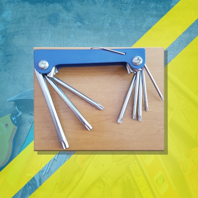 Kunci L Lipat Bintang Logan/Kunci L Lipat/Star Wrench Set