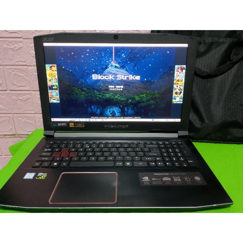 Laptop gaming Acer predator Helios 300