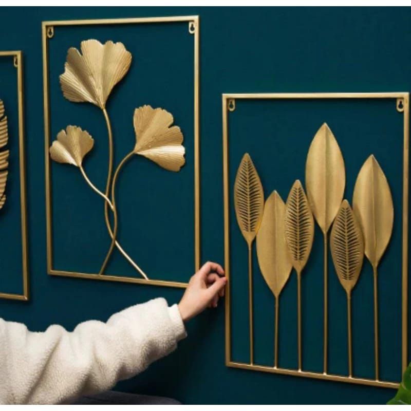 Hiasan Dinding Besi Gold Rumah Sultan Frame Foto Pajangan Dinding