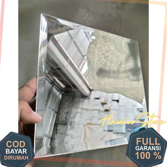 Makin laris NEW PRODUCT  Kaca cermin Bevel 2 x 2 cm Tebal 3mm  Cermin hiasan dinding  Cermin kaca  k
