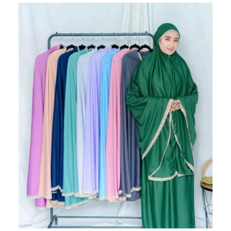 mukena, mukena polos, mukena travel, mukena renda, mukena anak dan dewasa